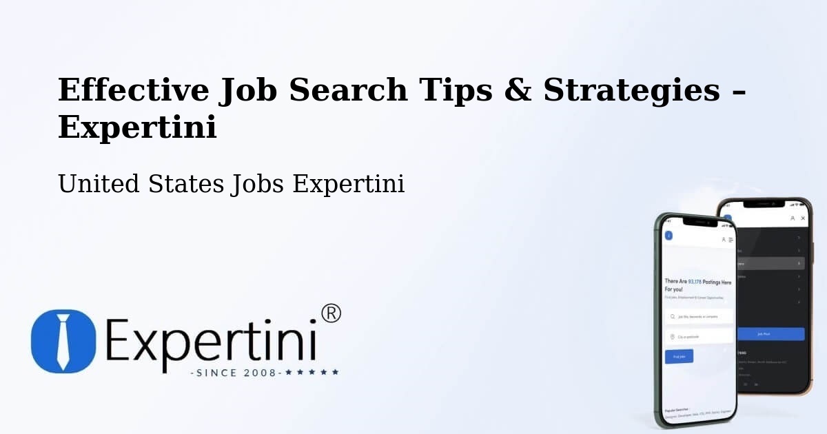 Job Search Tips & Strategies for Job Seekers – Harrison - Harrison, United States Jobs Expertini